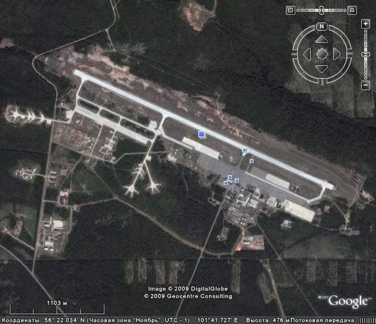 План (Схема) аэропорта Братск
